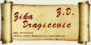 Žika Dragičević vizit kartica